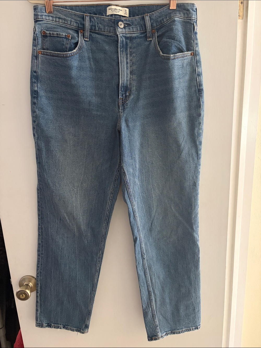 Abercrombie & Fitch High-Rise Light Blue Women's Jeans